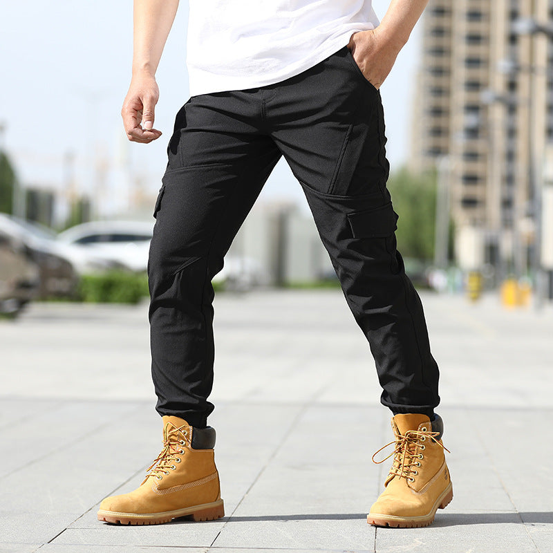 Men's Multi-Pocket Cargo Pants – Casual Streetwear