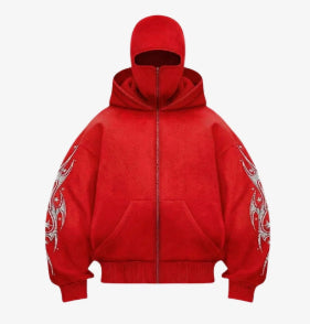 Graphic Zip-Up Hoodie – Urban Streetwear