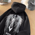 Relaxed-Fit Graphic Pullover Hoodie – Streetwear