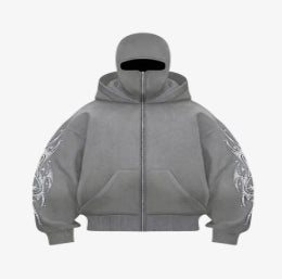 Graphic Zip-Up Hoodie – Urban Streetwear