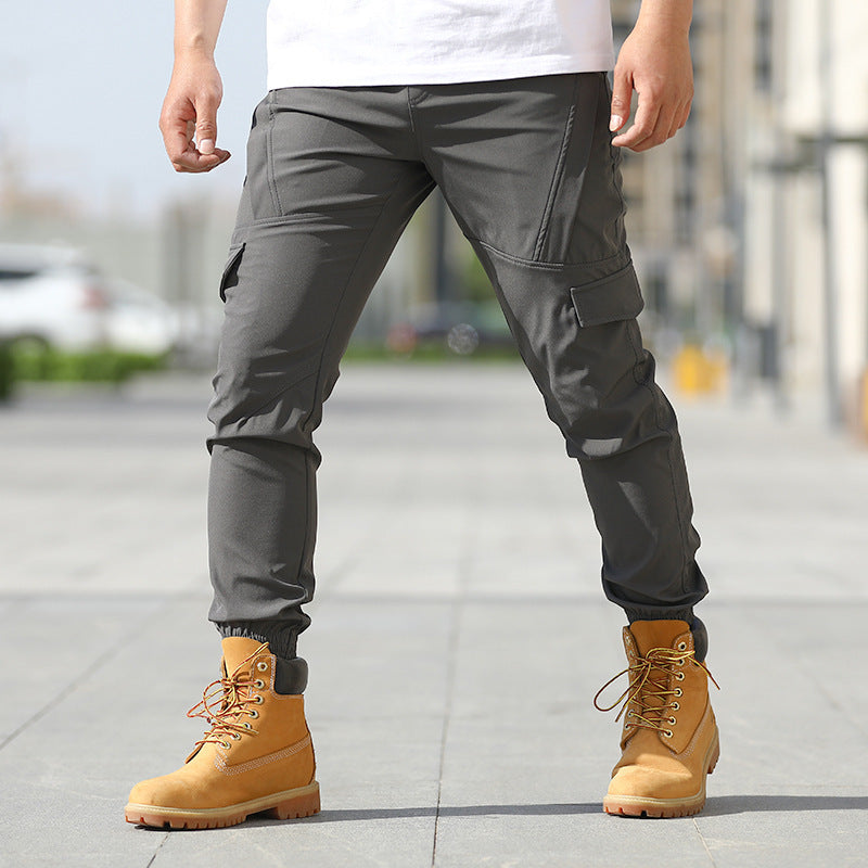 Men's Multi-Pocket Cargo Pants – Casual Streetwear