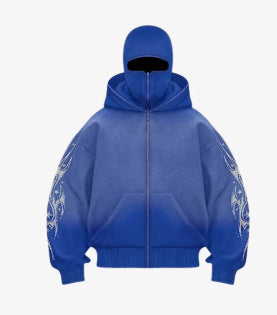 Graphic Zip-Up Hoodie – Urban Streetwear