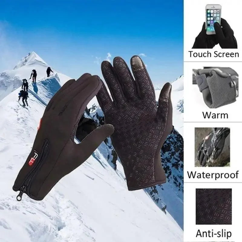 Unisex thermal touchscreen winter gloves - photo 3